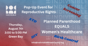 pop up for planned parent hood
