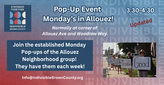 allouez pop up